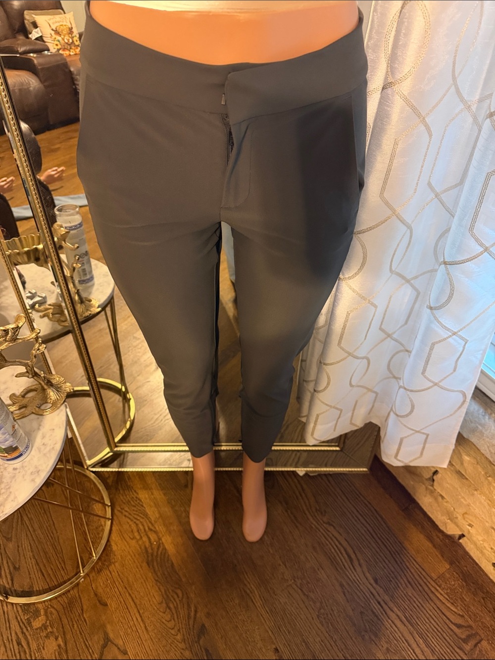Athleta Charcoal Cropped Ankle Pants